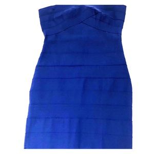 Wow Couture royal blue bandage style dress